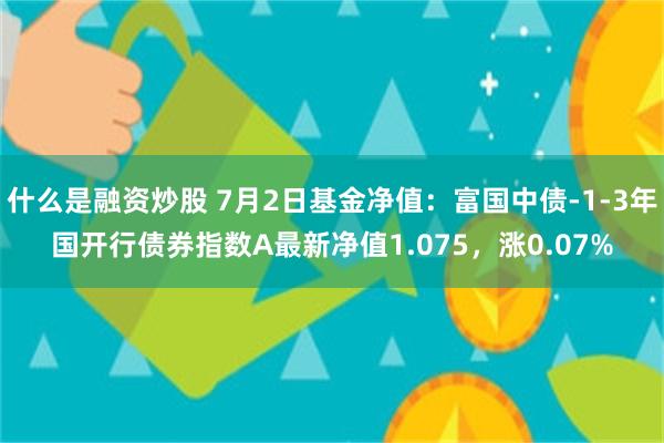 什么是融资炒股 7月2日基金净值：富国中债-1-3年国开行债券指数A最新净值1.075，涨0.07%