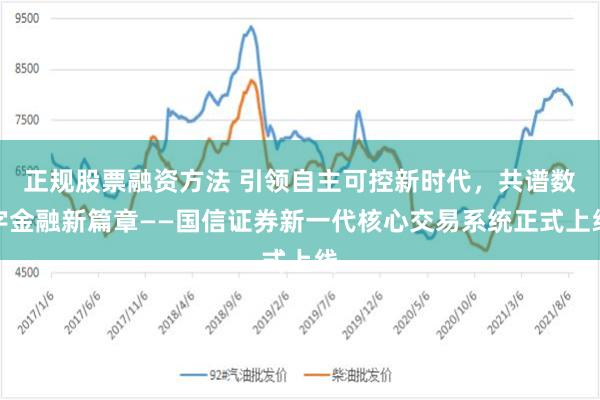 正规股票融资方法 引领自主可控新时代，共谱数字金融新篇章——国信证券新一代核心交易系统正式上线