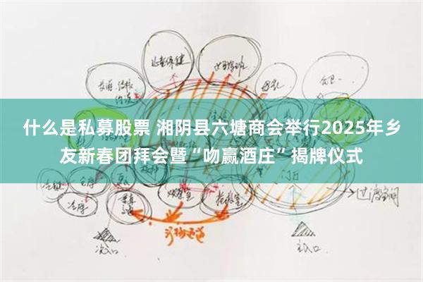 什么是私募股票 湘阴县六塘商会举行2025年乡友新春团拜会暨“吻赢酒庄”揭牌仪式