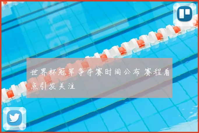 世界杯冠军争夺赛时间公布 赛程看点引发关注